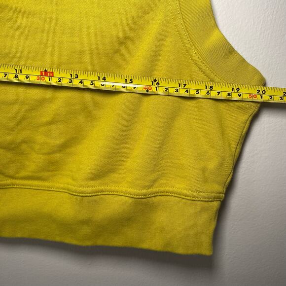 Daily Practice Anthropologie Lime Green Cropped Top Sweat Set Women's size Large - Picture 6 of 14